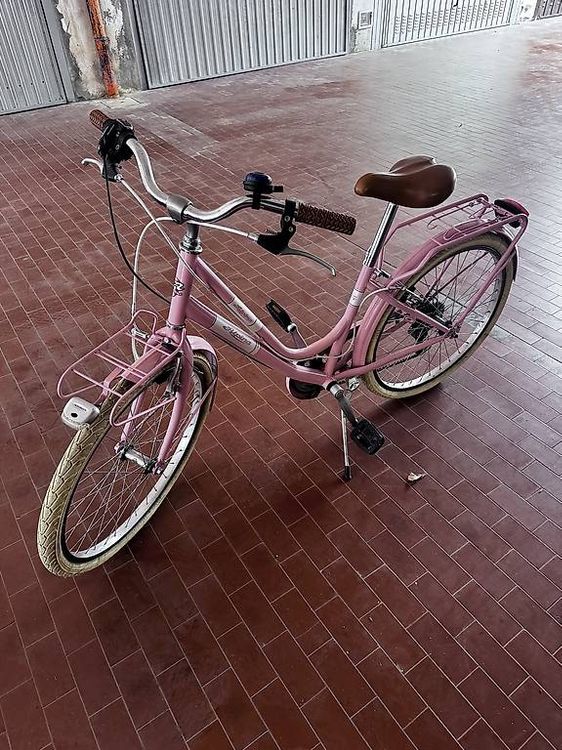 Bicicletta Vintage Antonella 16 Pollici Per Bambina 4-6 Anni – Telaio Acciaio, Freni Caliper, Cestino E Stabilizzatori Rimovibili