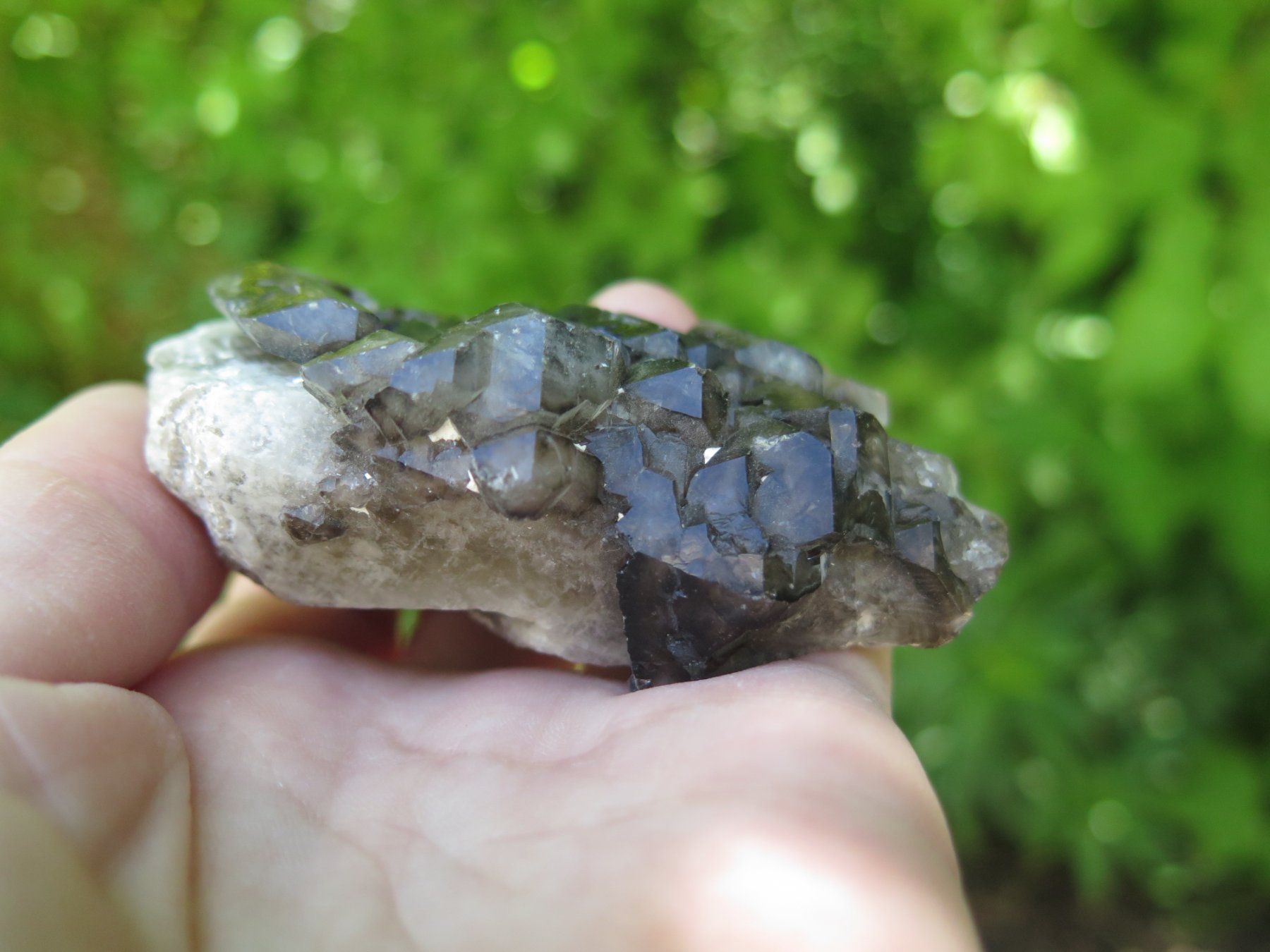 Mineralien & Heilsteine: Bergkristall var. Rauchquarz mit Castle – Gebraucht aus Schaffhausen von Yamakana51L8736OQ8 2