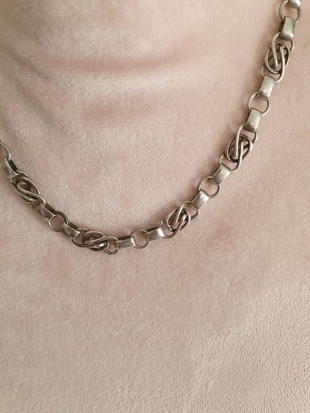 Catenine: Spätes Art-Déco 900er Silber Collier – Usato da Wohlen AG venduto da palmsprings 1