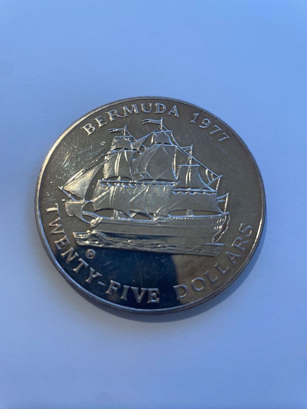 Tutti le monete: Silver coin Bermuda 1977 25 Dollars – Usato da Viganello venduto da rad_tt9y