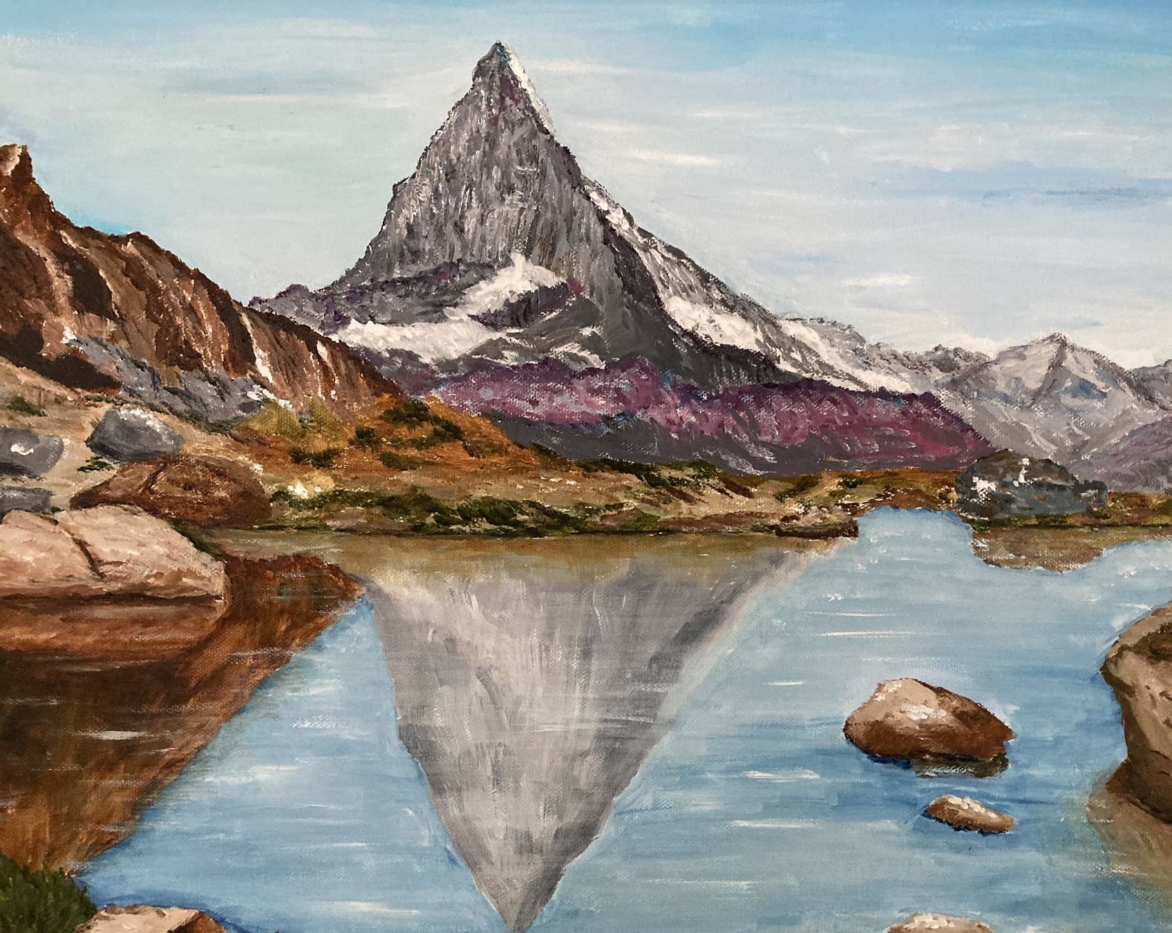 Dipinti: Berglandschaft - Ölbild – Usato da Cham venduto da Felha 2