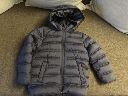 Kids winter jacket Benetton blue size 120 cm 6-7 years 