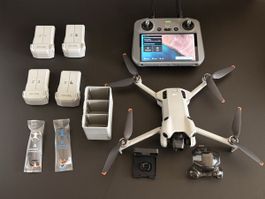 DJI 4 Pro Drohne mit zusätzlichem Weitwinkelobjektiv