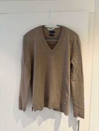 Massimo Dutti Pullover V-Ausschnitt Kaschmir
