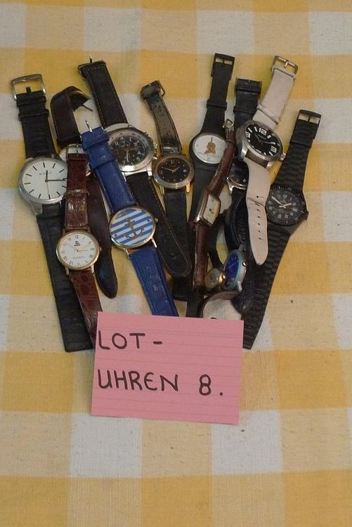 Orologi: LOT-UHREN 8. – Difettoso da Bern venduto da bn1640 3