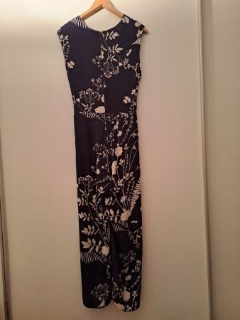 Jumpsuit InWear Blumenmuster Dunkelblau Gr. 36 sommerlich