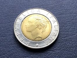 500 Lire 1995 ( kleine Kopf