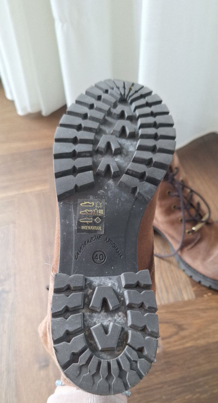 Scarpe da donna: Braune Wildleder Stiffeletten, Gr 40, – Usato da Zürich venduto da Milas_closet 4