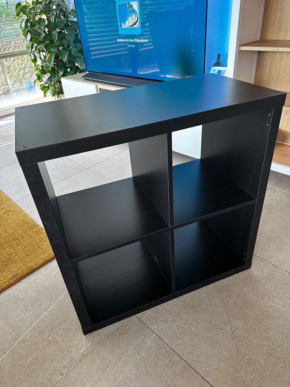 Ikea Kallax Schwarz 2x2
