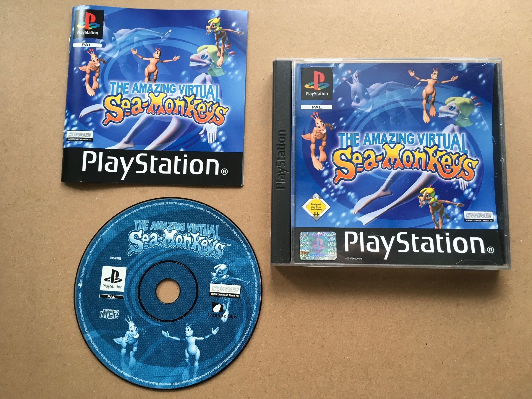Sony Giochi: Sea-Monkeys für Playstation 1 – Usato da St.Gallen venduto da MedienJoe