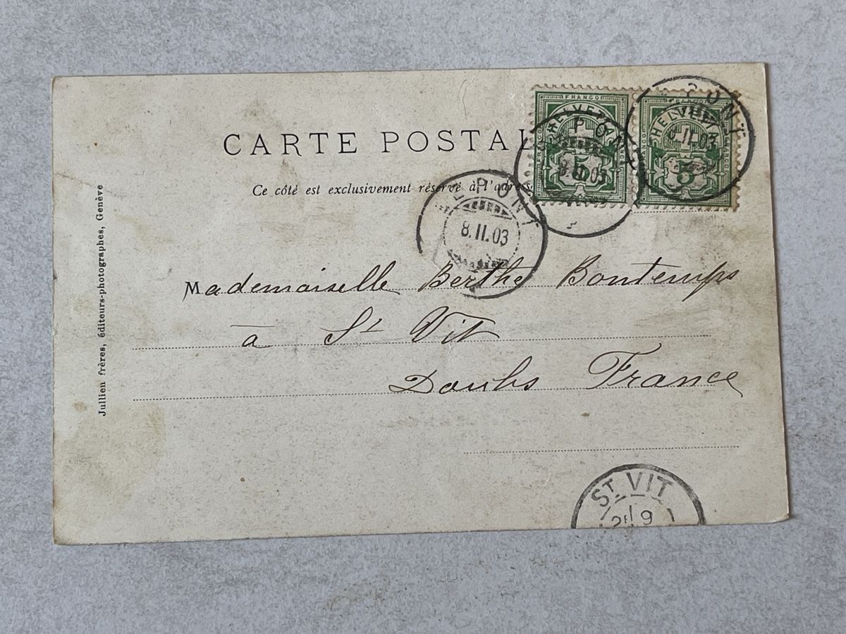 Cartoline postali: Alte Ansichtskarte vom Grand Hotel im Winter, – Usato da Strengelbach venduto da Aschatan5 1