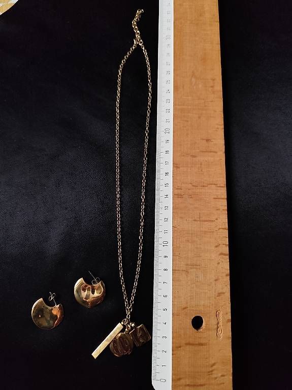 Altri gioielli: Parure plaqué or, collier et boucles d'oreilles – Usato da Neuchâtel venduto da sis_2wcq 3