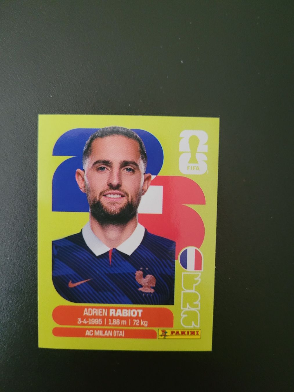 Panini Sammelbilder & Trading cards: Panini World Cup 2026 Adrien Rabiot – Neu (gemäss Beschreibung) aus St-Maurice von happy.family