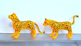 2 RAUBKATZEN PLAYMOBIL SPIELFIGUREN