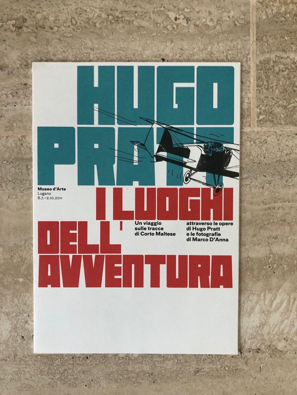 Fumetti: AGENDE HUGO PRATT PIU INVITO LUGANO – Usato da Davesco-Soragno venduto da kappas 1