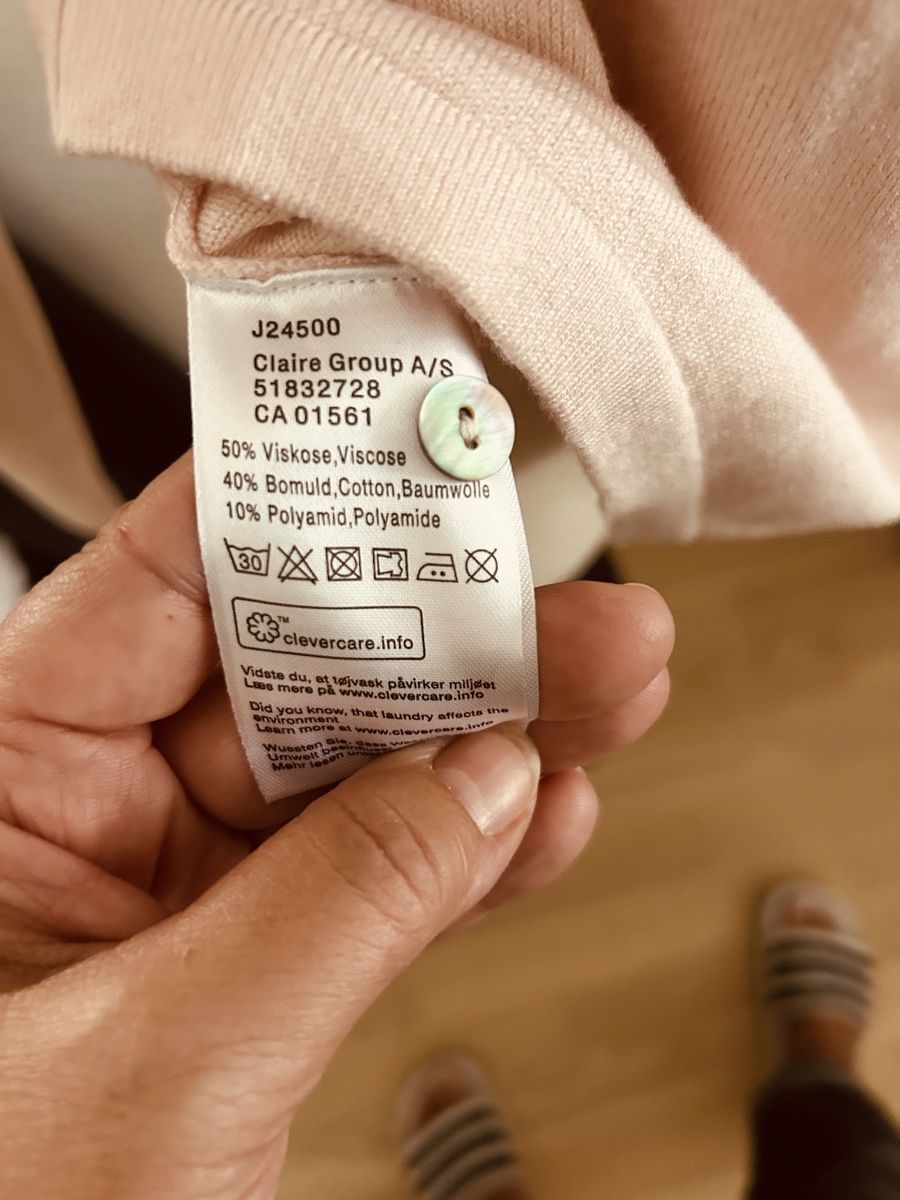 Vestes: Cardigan rosa Viskose Baumwolle  – Neuf (Voir description) à Schaffhausen par Casadenobile 1