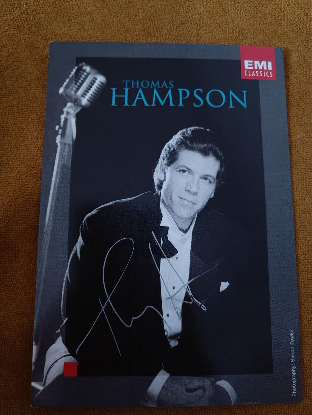 Autografi: Thomas Hampson - Klassik – Usato da Menziken venduto da Artographs