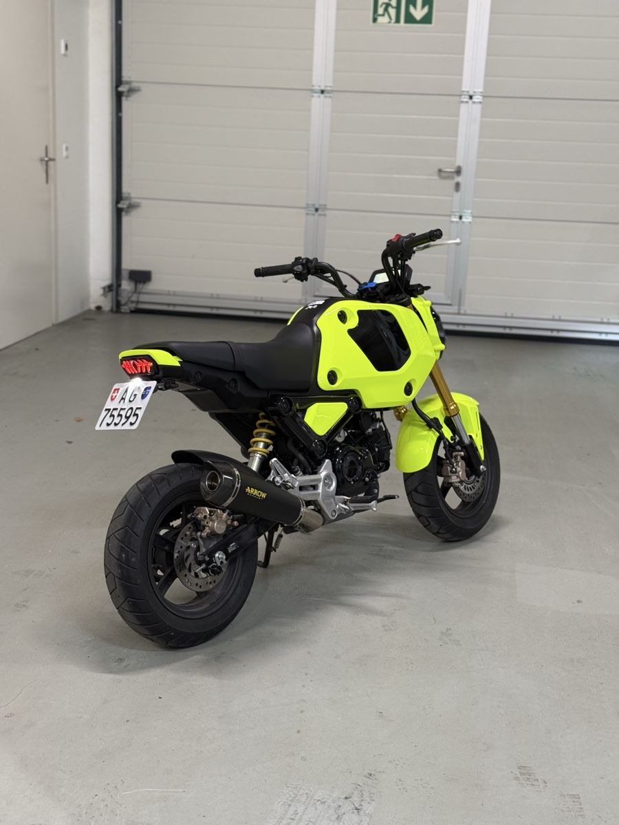Honda Strasse: Honda MSX 125 Grom 2021 - 3500km – Gebraucht aus Kölliken von Iridiumblck