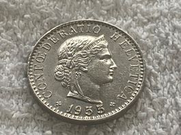 20 centimes/rappen 1955