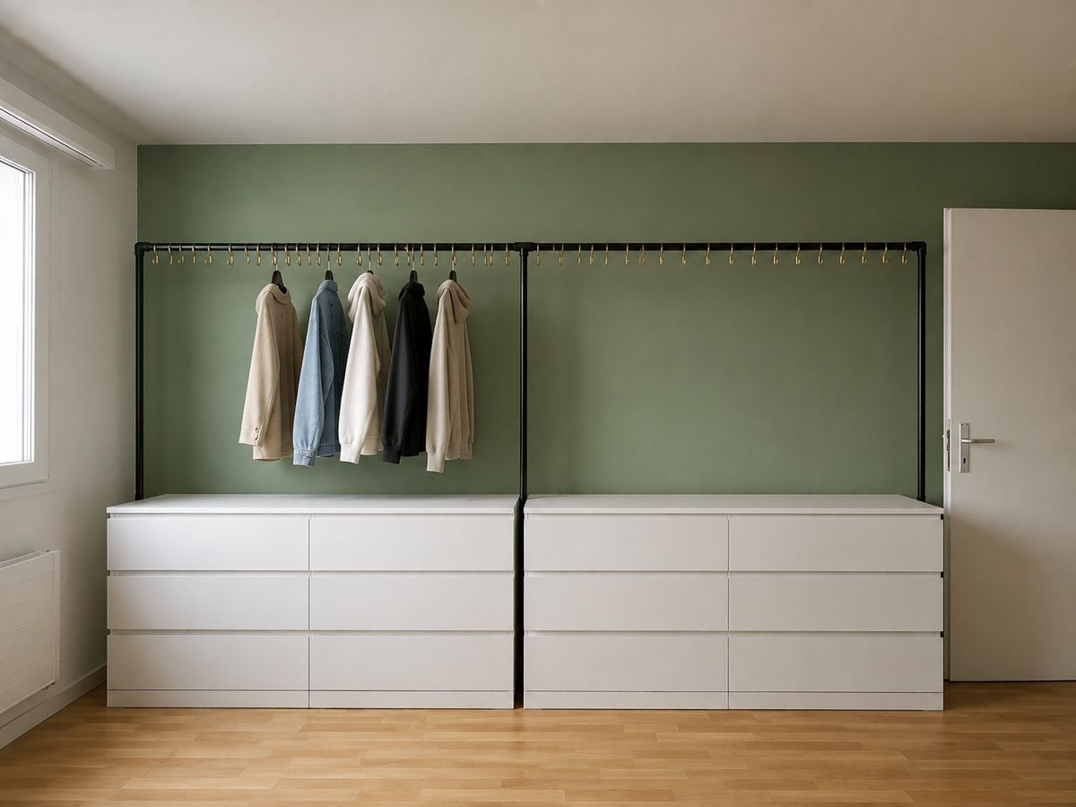 Guardaroba: Kleiderstange für Ikea Möbel – Usato da Nidau venduto da lui_9w2t