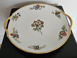 Antike Schale / Platte Goldrand Ohren Porzellan TLB Limoges