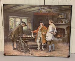 F.M.Bennett,beim Fischhändler