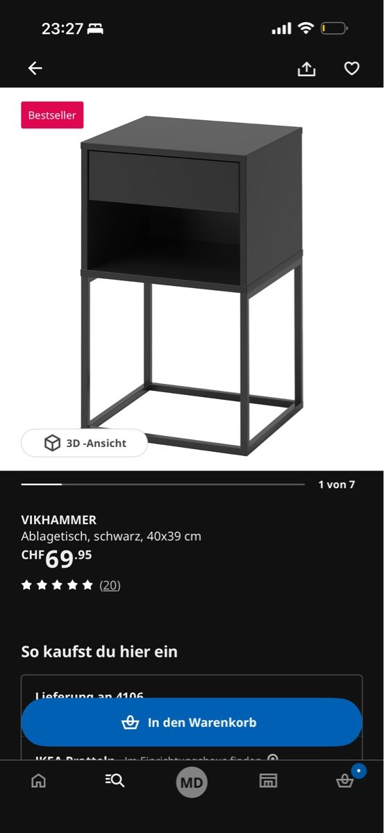 Ikea Nachttische: Nachttisch Ikea – Gebraucht aus Therwil von mandy.dietrich.sue