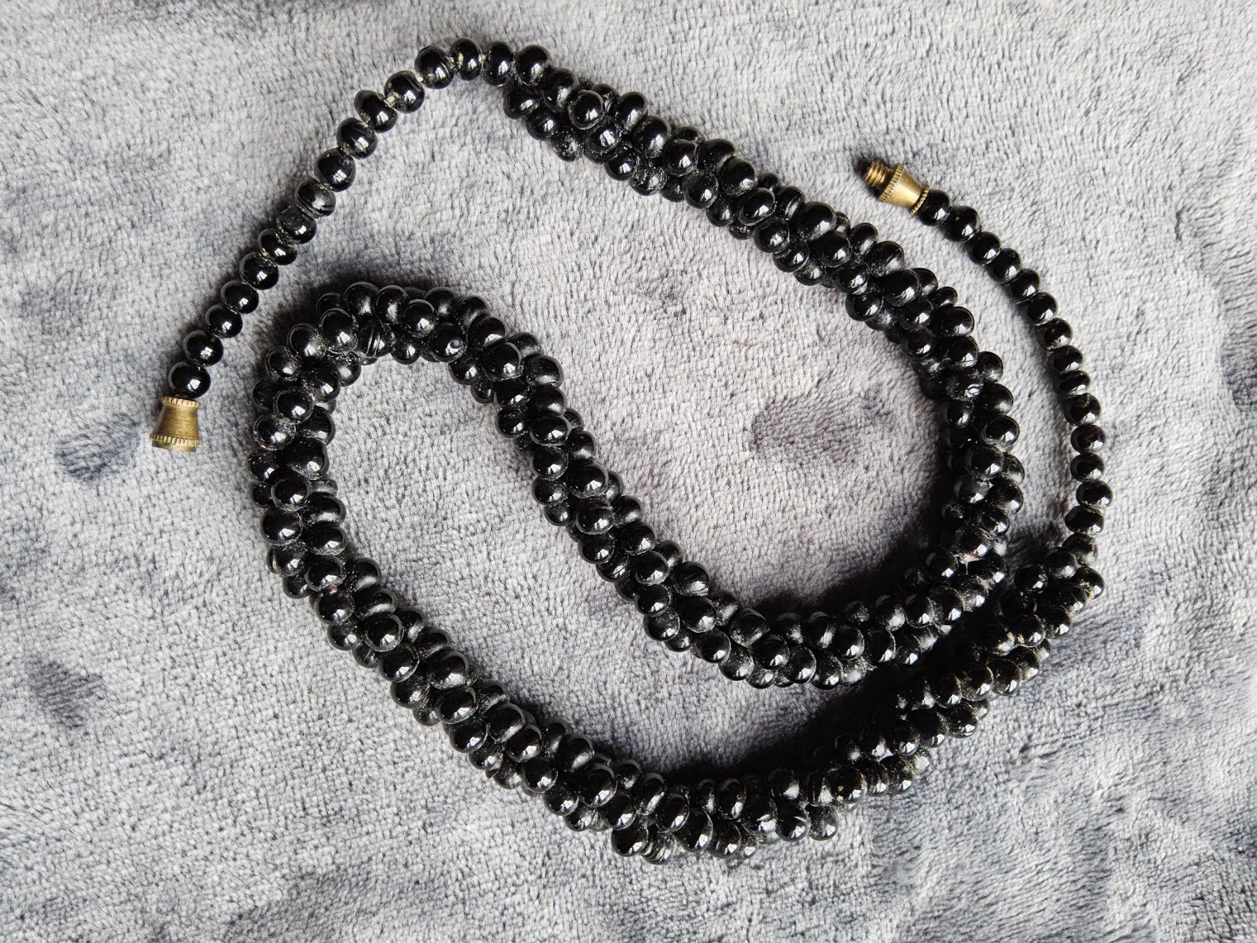 Ketten: Antike Trauer schwarze Halskette Collier, ca 1880 – Gebraucht aus Zürich von SciTec 5