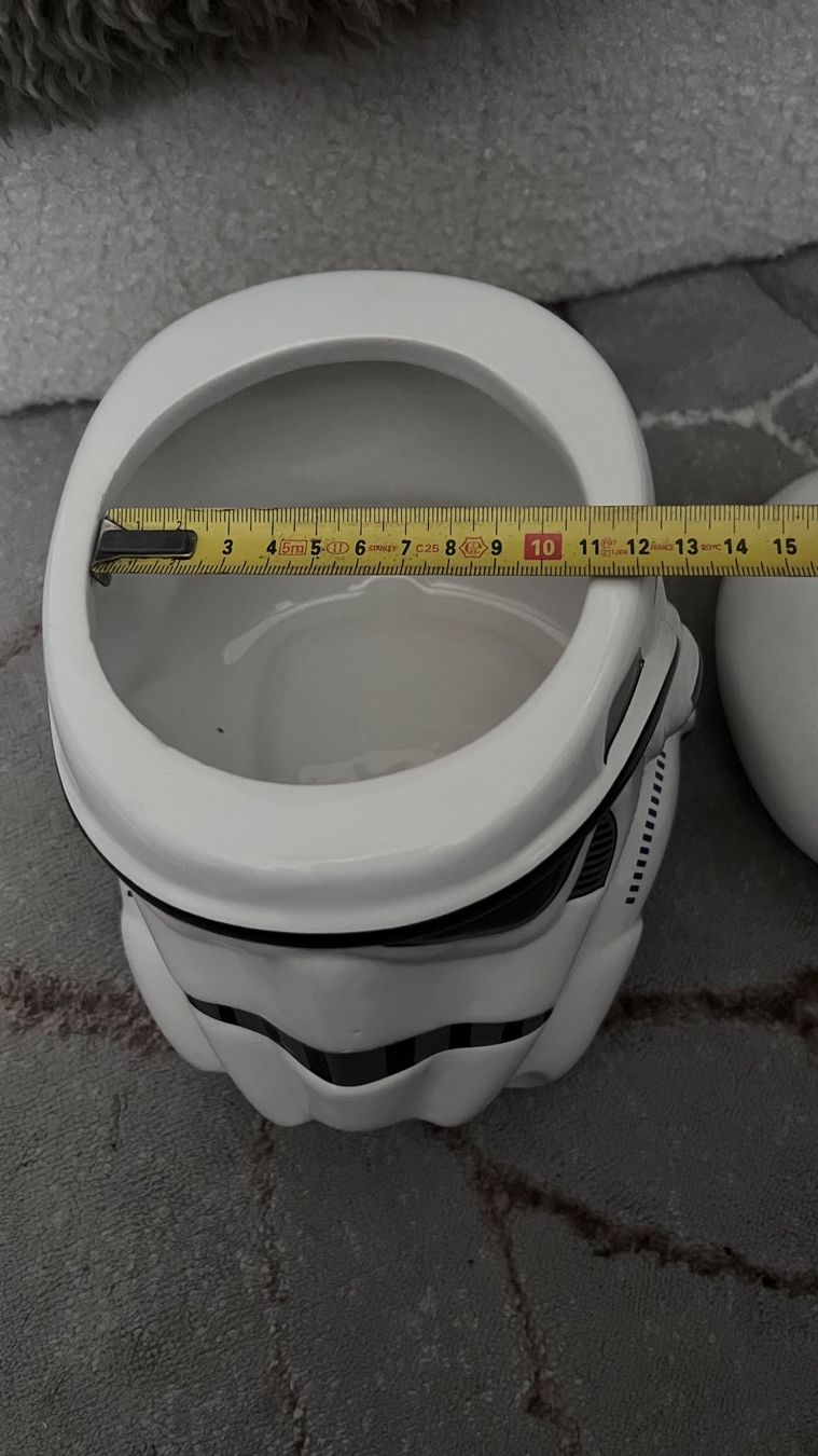 Star Wars Statuette: Star Wars Stormtrooper Keksdose mit Deckel - Kultobjekt – Nuovo (secondo la descrizione) da Wil SG venduto da mia2016 5
