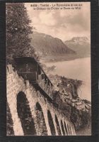 CP Territet Le Funiculaire et vue sur ..