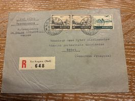 249. FLUGBRIEF LANDSCHAFTEN & FLUGZEUGE NACH KAMERUN