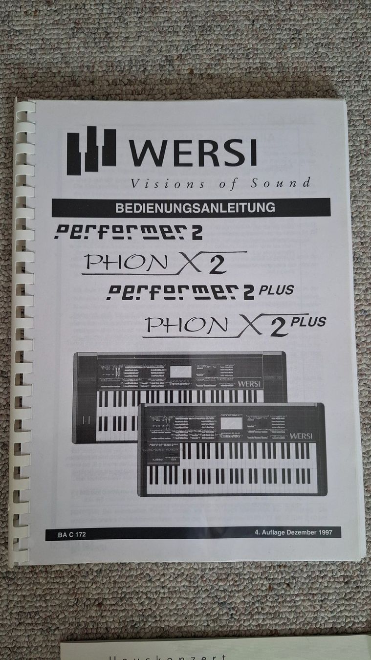 Wersi Strumenti musicali: Wersi PhonX 2Plus Dance - Synthy/Orgel - Top Zustand – Usato da Weisslingen venduto da Wroom 2