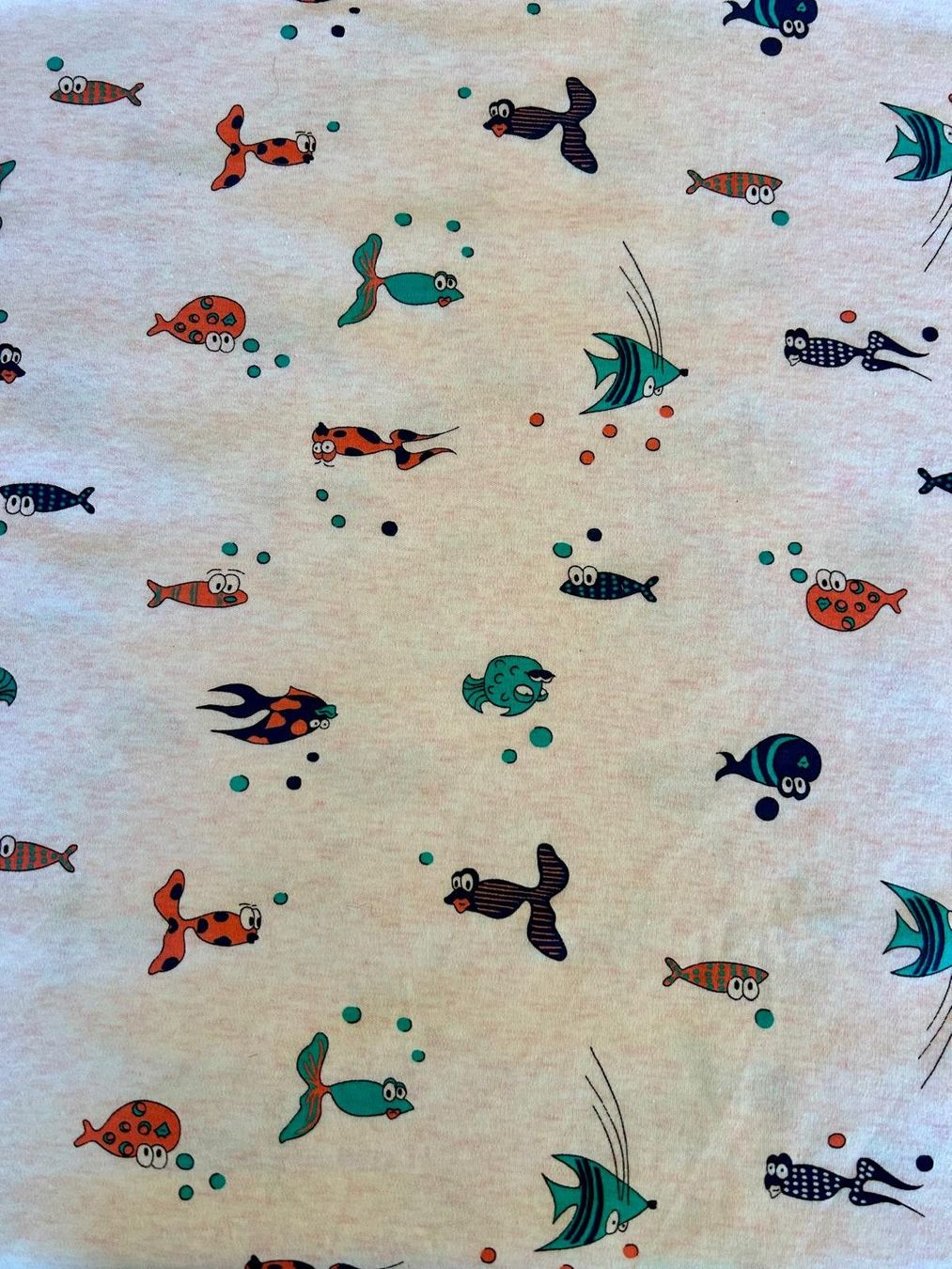 Tessuti: Jersey Stoff Fische – Usato da Zürich venduto da Orangegirl