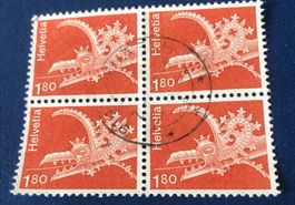 4 er Block Nr.540 mit Vollstempel
