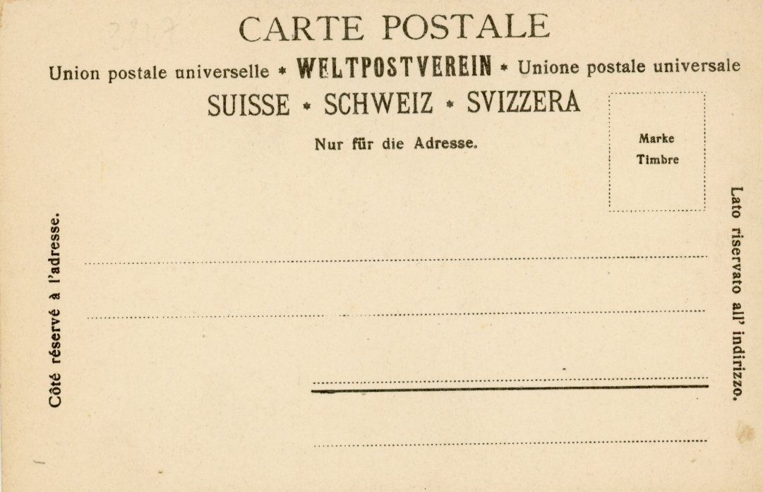 Cartoline postali: Beatenberg  BE  -   Pension SCHWEIZERHAUS    ca. 1 9 0 0 – Usato da Brig venduto da Valcards54 1