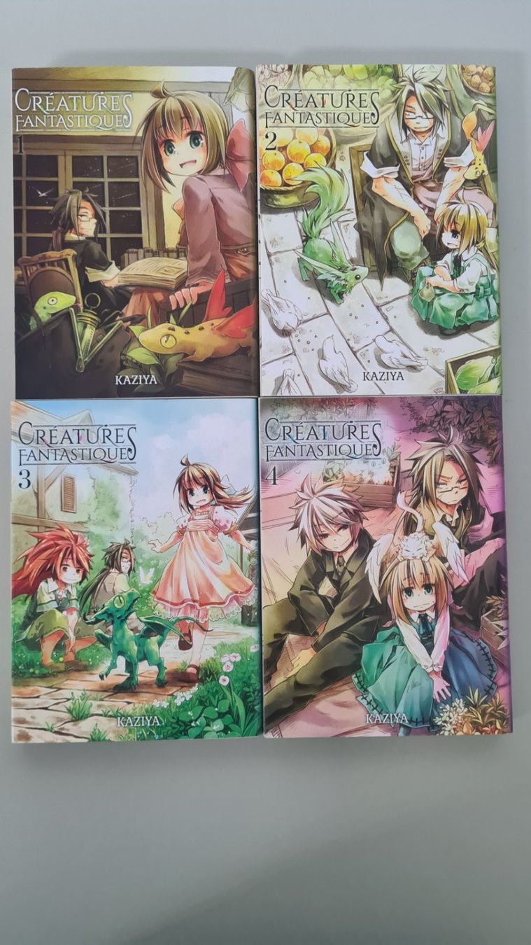 Fumetti: 4 Mangas Créatures Fantastiques – Nuovo (secondo la descrizione) da Châtonnaye venduto da Jaydee6