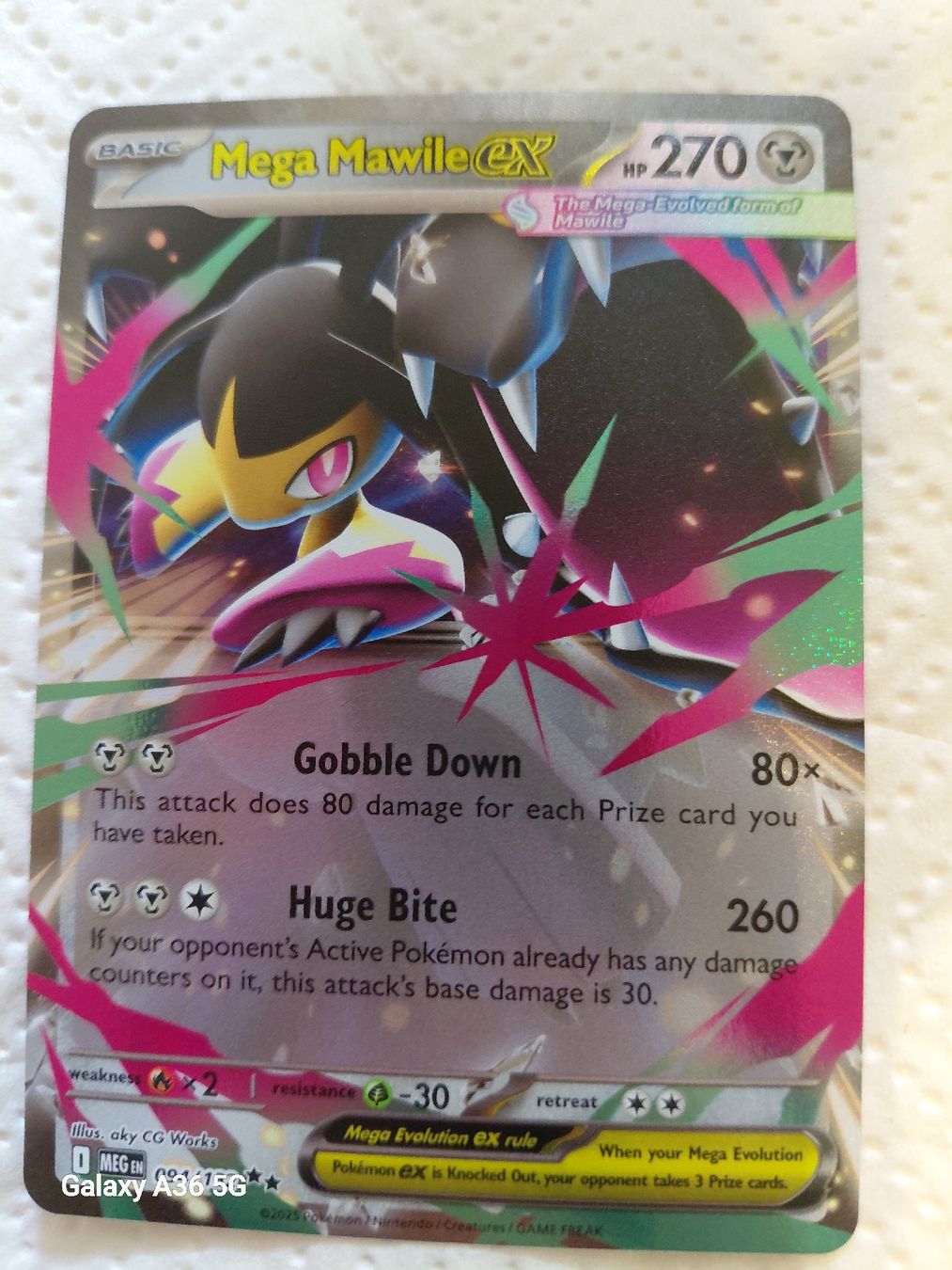 Pokémon Carte collezionabili: Mega Mawile ex – Nuovo (secondo la descrizione) da Zuchwil venduto da Sam-ler-in