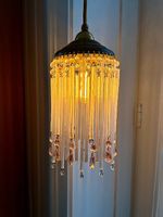 Vintage Leuchter UNIKAT aus alten & neuen Kristall-Teilen