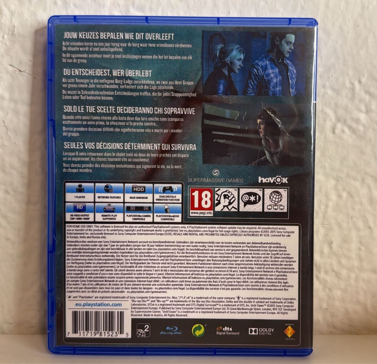 Sony Spiele: Until Dawn PS4/PS5 Game Promo Edition - Used – Gebraucht aus Ehrendingen von bubulence 1