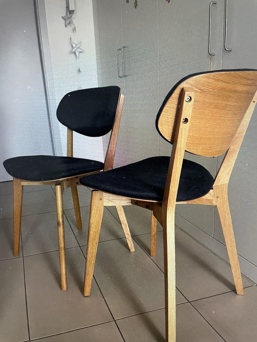 Micasa Sedie: Stuhl 4 Stk. (Holz / Stoff) – Usato da Luzern venduto da najoti 1
