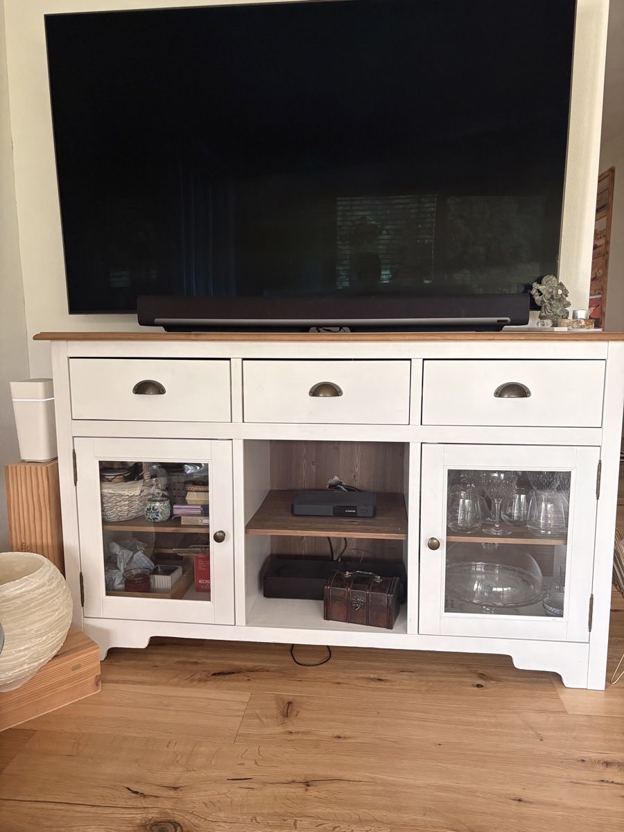 Cassettiere: Sideboard weiss Holz top Zustand 180cm – Usato da Lufingen venduto da Magnolia06