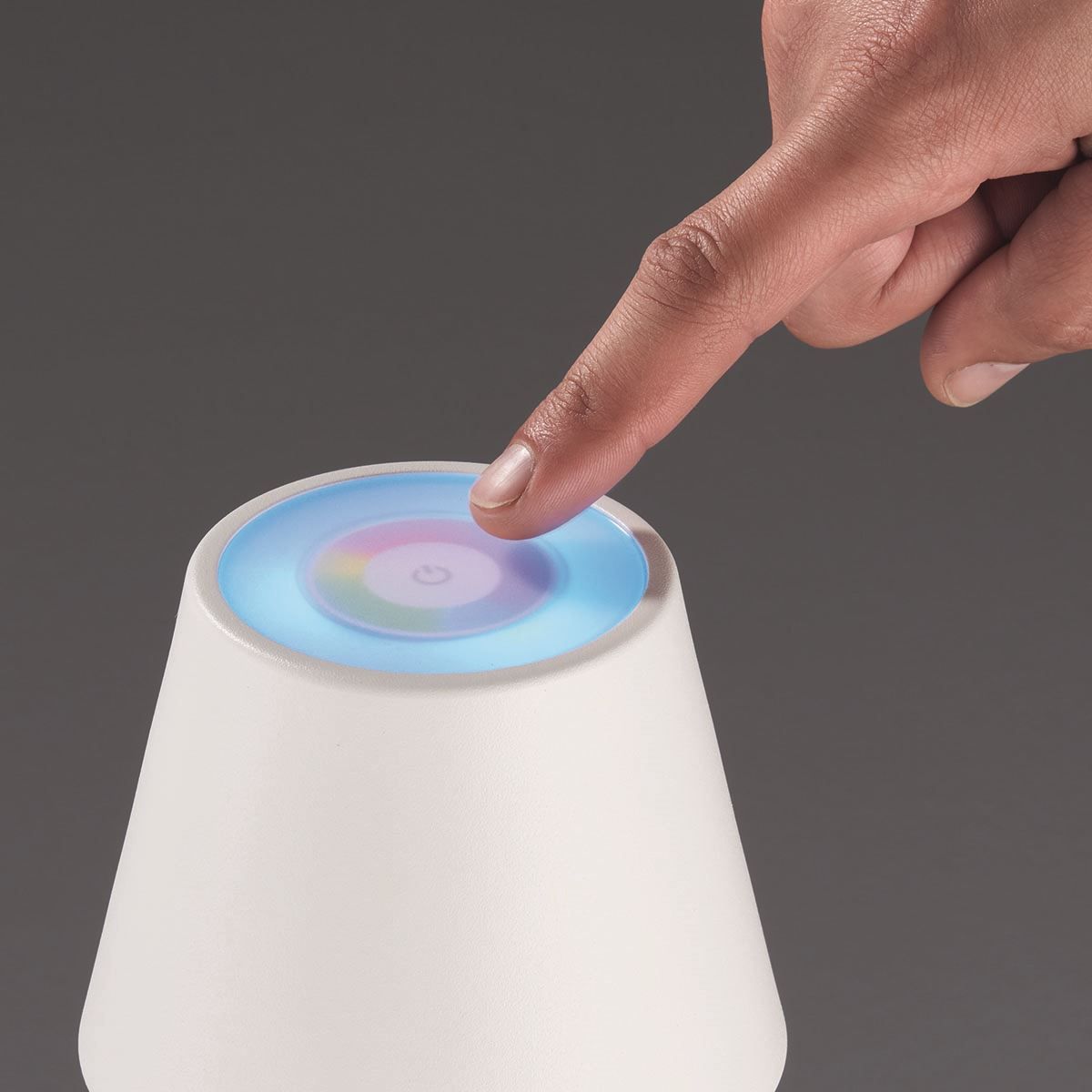 Lampen: LED Aussen Tischleuchte, Weiss, RGBW – Neu (gemäss Beschreibung) aus Kreuzlingen von Smart-Light 2