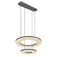 LED Pendelleuchte, CCT, Dimmer, 50 cm Ø