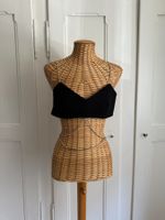 ZARA - Oberteil schwarz mit Strass S