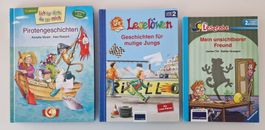 3 Bücher für Lesestufe 2/ab 6 Jahren - wie neu...;-)