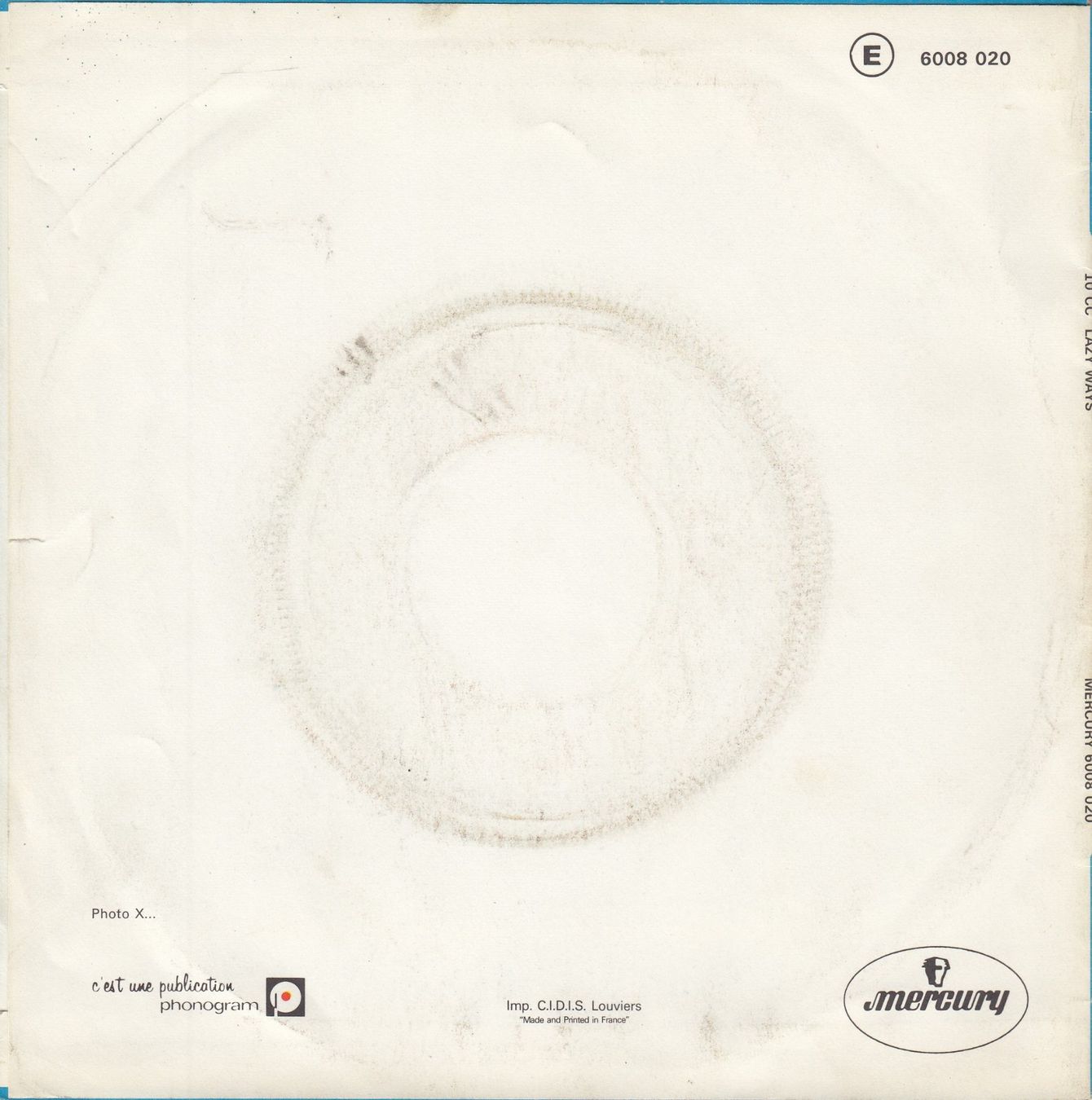 Dischi in vinile: 10 C.C. Vinyl Single von 1978 – Usato da Volketswil venduto da Abcrecords 1