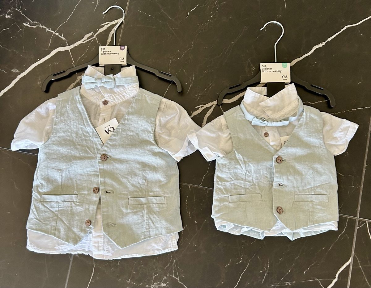 Lotti & Set di vestiti: Set 3 pezzi estivo per bambini 6/9 mesi e 4 anni C&A – Usato da Balerna venduto da Roby-Pokemon 3