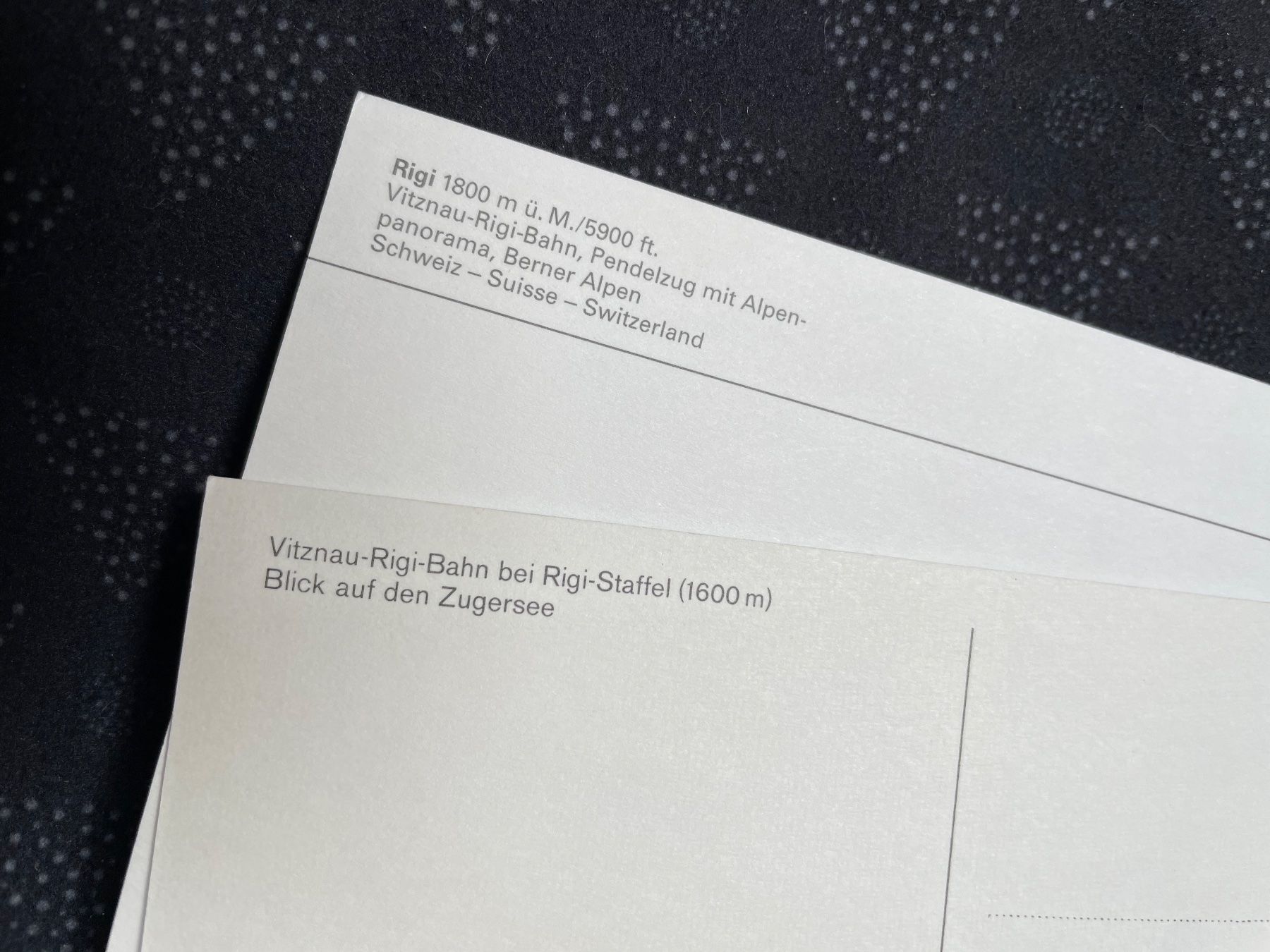 Cartoline postali: AK von Vitznau Rigi Bahn / Bergpanorama – Usato da Rümlang venduto da euqinom16 1