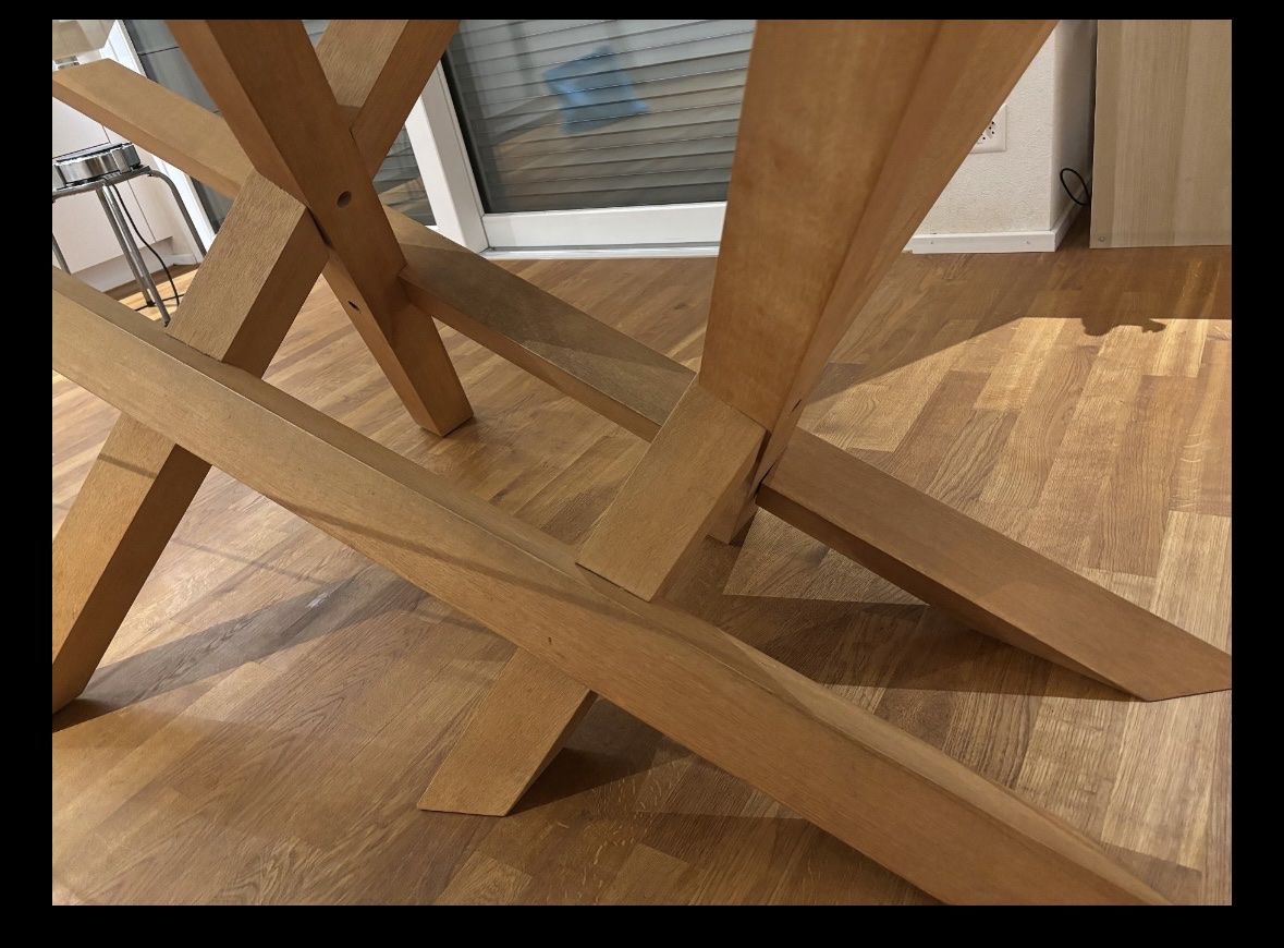 Tische: Grosser moderner Glastisch 220 cm – Gebraucht aus Dintikon von Sandy2025 5