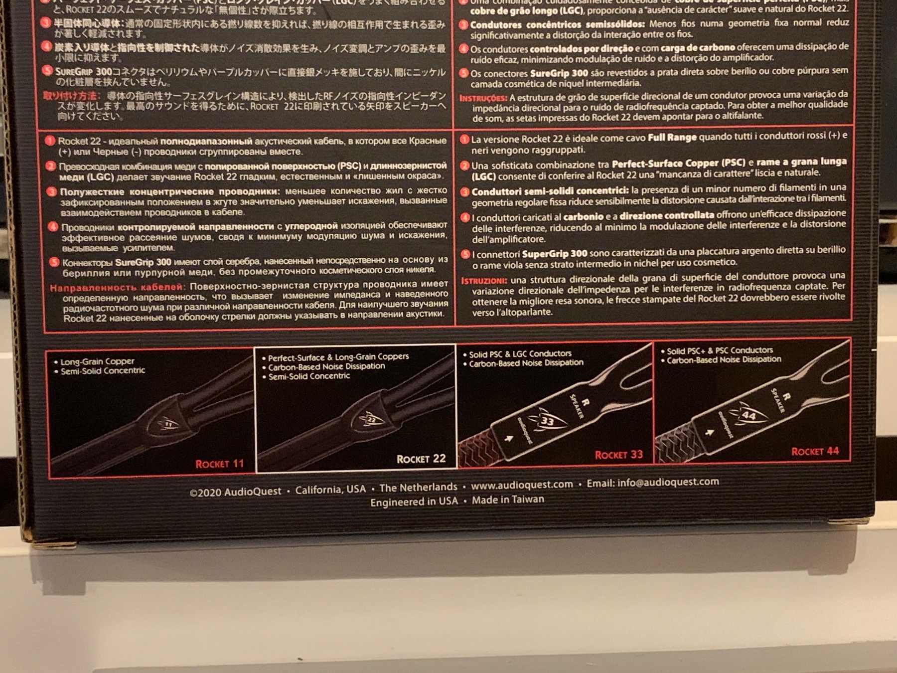 AudioQuest Cavi: Lautsprecherkabel Audioquest Rocket 22 – Usato da Rosshäusern venduto da HighendSolutions 5